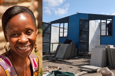 Winnie Gitau, a 2019 D-Lab Scale-Ups Fellow, is the founder of Kwangu Kwako, which provides safer, healthier, and more secure housing alternatives to the traditional informal settlement structures in Kenya.