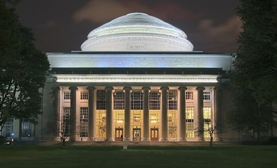 MIT dome at night