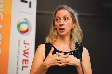At the 2019 LINC conference, keynote speaker Rebecca Winthrop, director of the Center for Universal Education and a senior fellow at the Brookings Institution, talked about innovations that aim to scale education to ensure that all young people across the globe develop the skills needed for a fast-changing world.