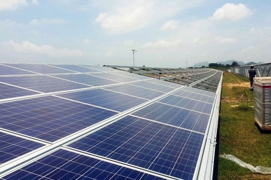 Haloe Energie solar photovoltaic plant in Andhra Pradesh, India 
