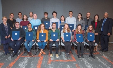 Faculty, staff, and graduate students gathered for a luncheon and awards ceremony celebrating MIT’s 2020 Siebel Scholars. 