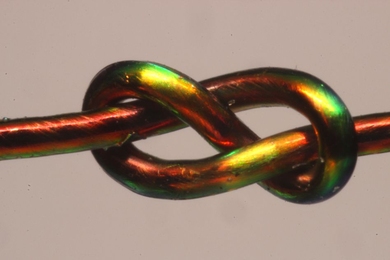 With the help of color-changing fibers, MIT researchers develop a mathematical model to predict a knot’s stability.