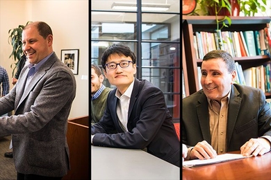 From L to R: Zuckerman Sivan, Zhao, and Youcef-Toumi join previous recipients in lifting up students in ways that have been tremendously impactful.