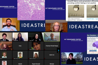 IdeaStream 2020 featured presentations from 19 research projects across MIT, as well as Q&A sessions with speakers via Zoom.