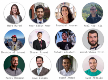 More than 250 people from 25 countries participated in the MIT Arab SciTech Virtual IDEAthon, hosted by the MIT Arab Student Organization. Seen here: MIT Arab Scitech mentors and judges 