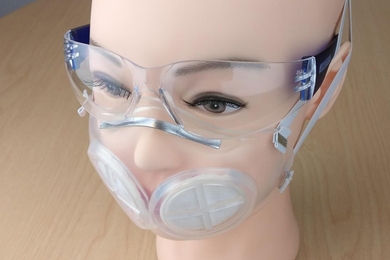 Researchers at MIT and Brigham and Women’s Hospital have designed a new silicone rubber face mask that they believe could stop viral particles as effectively as N95 masks. Unlike N95 masks, the new masks can be easily sterilized and used many times.