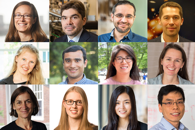 Four by three grid of MIT faculty members