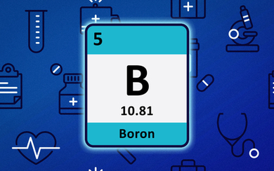 Boron sign from periodic table of elements