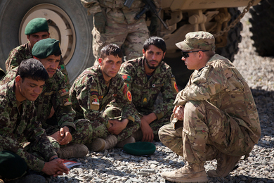 U.S. Soldier in Afghanistan