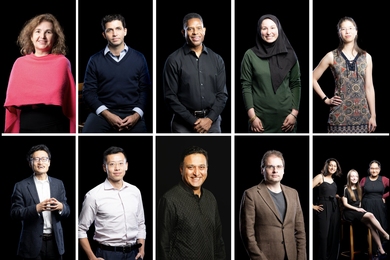 Ten photos of TedX speakers, arranged in two rows of five