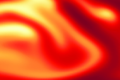 An image of orange and red swirls