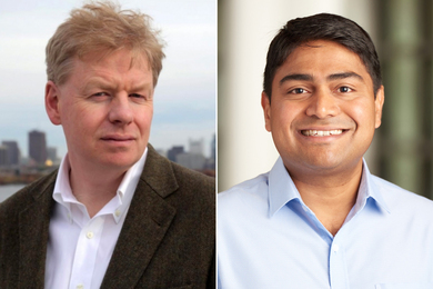 John Leonard, left, and Avinash Balachandran