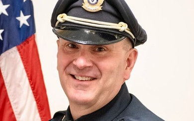 Headshot photo of MIT Police Sergeant Brian J. Sousa Jr. in uniform.