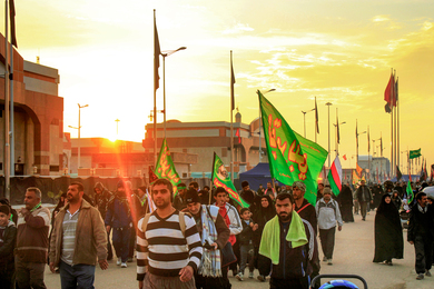 people walking during the annual pilgrimage