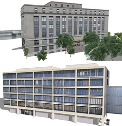 MIT researchers have found that energy use does not always correspond to occupancy in the Institute's Sloan Building (E52, top) and the Ronald M. McNair Building (37, bottom)