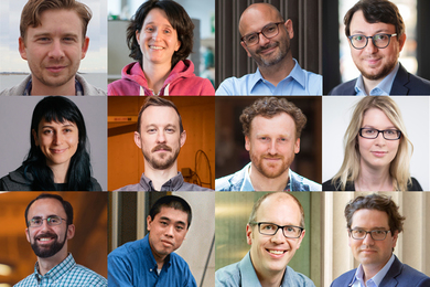 Headshots of 12 MIT faculty