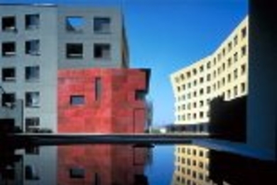 Makuhari Housing in Japan, designed by Steven Holl.
