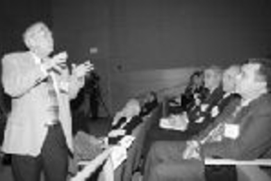 Harvard's Robert Corell gave one of the keynote speeches at the Department of Civil and Environmental Engineering anniversary conference last week.