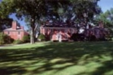 The main house on the Coolidge estate.