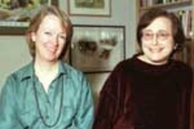 Professors Deborah Fitzgerald (left) of STS and Harriet Ritvo, head of the history faculty, received a grant for a new seminar series.