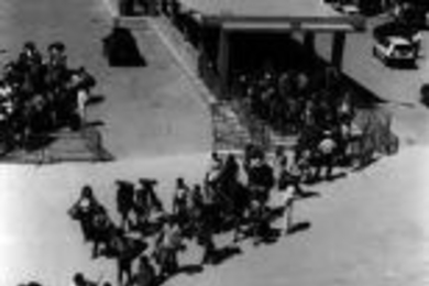 Greece 2000 by Marin K. Clark, a graduate student in earth, atmospheric and planetary sciences and winner of the 2001 Harold and Arlene Schnitzer Prize in the Visual Arts. An exhibition of works by the three Schnitzer Prize winners is at the Wiesner Student Art Gallery on the second floor of the Stratton Student Center through June 30.