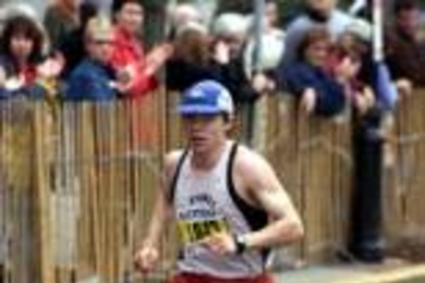 Dan Feldman improves each time he runs the Boston Marathon. This year he ran it in less than two and a half hours.