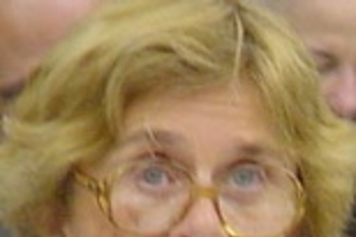 Sheila Widnall testifying before the House Science Committee.