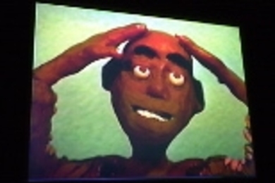 "The Wind Bird" by Tiana Vermette of Portland, Maine, is a claymation video that retells a Native American legend. It was shown in Bartos Theater as part of "Do It Your Damn Self!!," a youth-curated festival featuring teen videos and films from across the country.