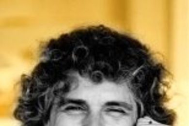 Professor Steven Pinker and (foreground, from left) conductor Simon Rattle, singer Marc Bolan, guitarist Pat Metheny and Bruno, the piano player in the TV show "Fame" (actor Lee Curreri).