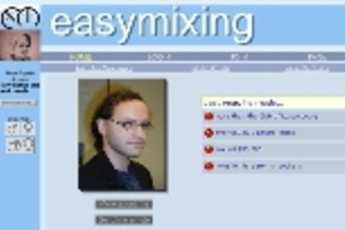 Co-creator Yuri Ostrovsky occupies the viewer evaluation spot on the EasyMixing.com web site