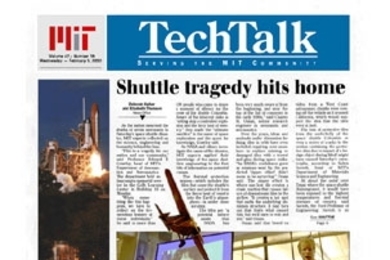 The newly-redesigned TechTalk.