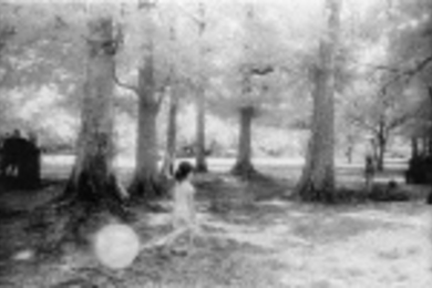 Betsy Cullen's "Watchout" is part of her show at the Dean's Gallery opening Feb. 5, "Day Dreams," a series of black and white infrared photographs printed on watercolor paper.