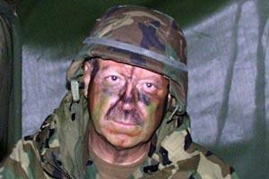 Professor Ned Thomas, director of the Institute for Soldier Nanotechnologies at the Massachusetts Institute of Technology, led a group from MIT to the Joint Readiness Training Center at Ft. Polk, Louisiana, in late January 2003. <a onclick="MM_openBrWindow('01ned-1-enlarged.html','','width=509, height=583')">
<span onmouseover="this.className='cursorChange';">Open image gallery</span>
</a>
<noscri...