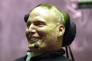 Actor and activist Christopher Reeve