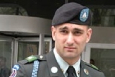 Army Spc. Jason C. Ashline, an enlisted soldier who survived an AK-47 round fired into the ceramic chest plate of his Interceptor Body Armor during a 2002 mission in Afghanistan, opened the new laboratory. He received the Army Commendation Medal for his actions during Operation Anaconda and later re-enlisted in the Army.