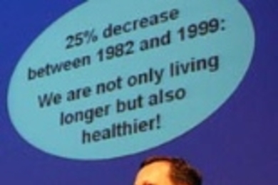 The idea that health care costs can be contained or reduced "is an illusion," said Daniel Vasella, head of Novartis, in his talk at MIT.