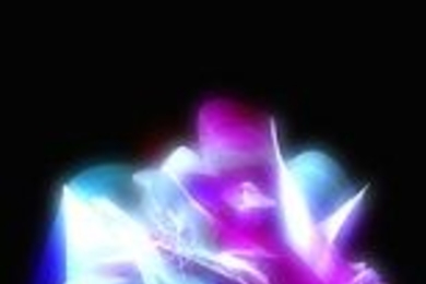 A Calabi-Yau shape: a two dimensional visualization of the six additional spatial dimensions required by string theory.