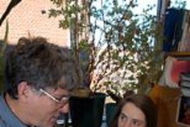 Professor David E. Housman and research scientist Amanda Shearman discuss some of the images they use in their work with gene variation and cardiovascular disease.