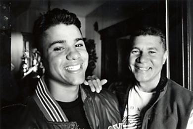 Manny (left) and Kuki Delcarmen are the subjects of Patricia Alvarado's documentary "Getting to Fenway." Alvarado will screen the film Nov. 12 at 7 p.m. in Room 4-270.