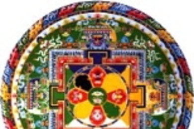 The Chenrezig Mandala, to be constructed by Buddhist monks at MIT commencing March 3.