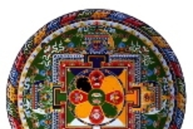 Simmons Hall will be the site for an unusual creation--the Chenrezig Mandala, an intricate but temporary three-dimensional image made of colored sand. Buddhist monks will begin making the mandala on March 3.