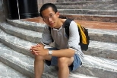 Senior Percy Liang takes a brief break from his busy academic and musical schedule.