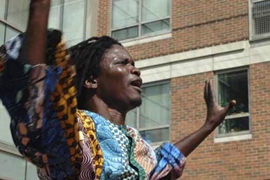 Resident artist and master Senegalese drummer Lamine TourÌ© choreographed 'Mbappat: A Spectacle of Senegalese Drumming, Dance and Wrestling,' to be performed Sunday, April 24.