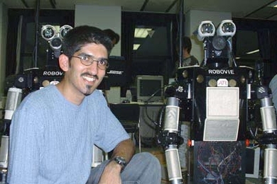 As an intern in the MIT-Japan Program, Danish S. Khatri, a graduate student in electrical engineering and computer science, worked on the 'Robovie' project at the Advanced Telecommunications Research Institute in Keihanna, Japan, in 2003.