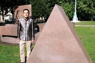 Freshman Enkhmunkh Zurgaanjin is the first citizen from Mongolia to attend MIT.