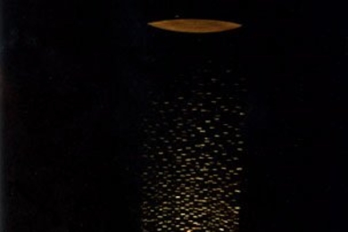 The interior of Eero Saarinen's MIT Chapel is shown to great effect on Sept. 11, 2002, when an all-day vigil was held there. The chapel is 50 years old this year.