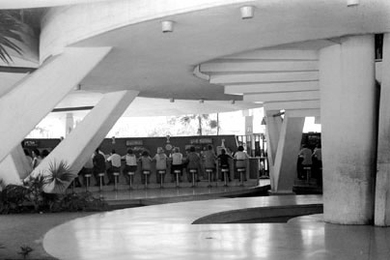 Coppelia Ice Cream Parlour in Havana, designed by Mario Girona in the mid-1960s.