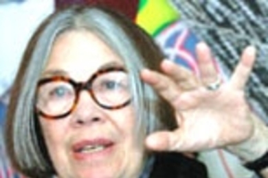 Adele Naude Santos, dean of architecture, discusses challenges to building affordable housing on Nov. 21.