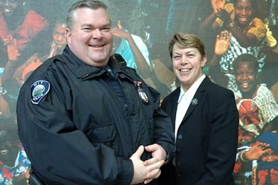 Officer David O'Connor and Sgt. Cheryl Vossmer of the MIT Police are among 19 individuals and teams that will be honored March 1 with MIT Excellence Awards.