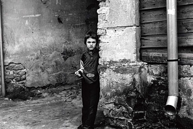 'The Portrait of Place' is part of a collection of black and white photos by Viktorija Abolina depicting life and architecture in Latvia, on display at the Wiesner Student Art Gallery from April 6-26